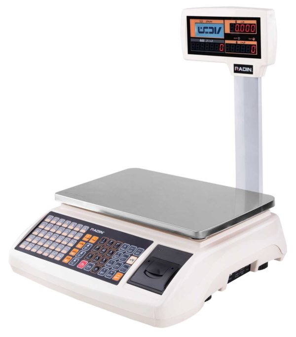ترازو فروشگاهی 40 کیلویی رادین مدل6700 RADIN-plus-40kg-wifi