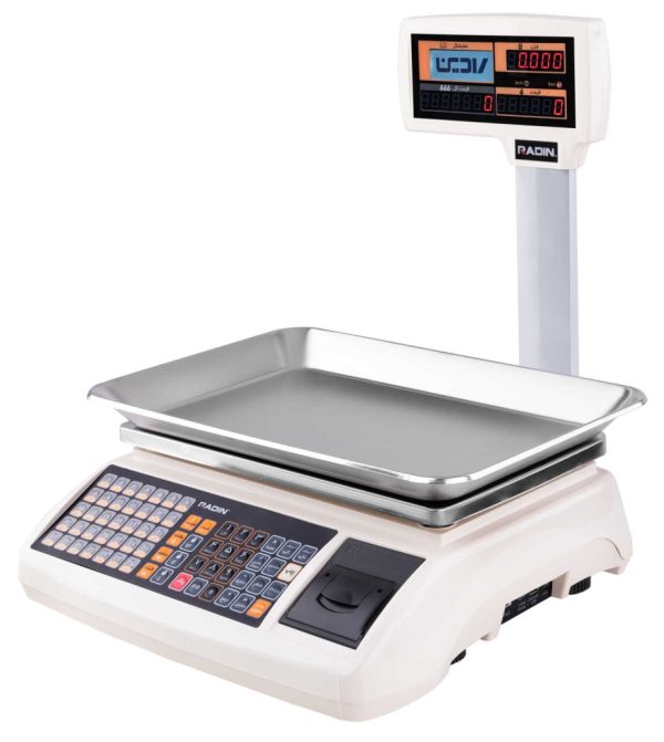 ترازو فروشگاهی 40 کیلویی رادین مدل6700 RADIN-plus-40kg-wifi