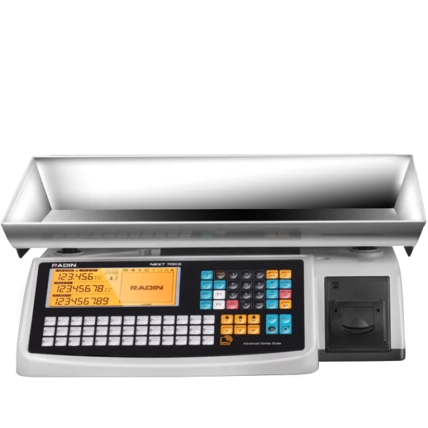 ترازو لیبل پرینتر40 کیلوگرم رادین مدلMKII-B-RFID