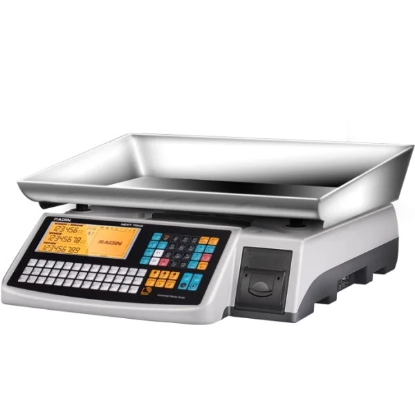 ترازو لیبل پرینتر40 کیلوگرم رادین مدلMKII-B-RFID