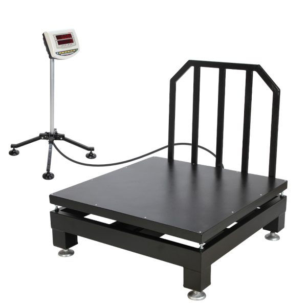 باسکول1500کیلوگرم نمایشگر متحرک(ابعاد 120*120سانتیمتر)
